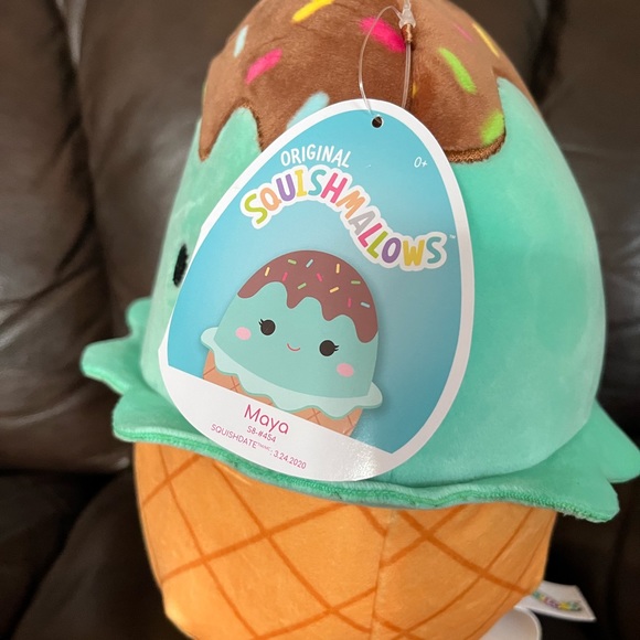 *NWT* Kellytoy Squishmallow Maya the Mint Ice Cream - Picture 3 of 3